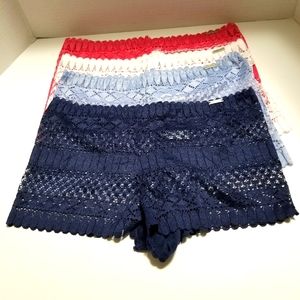NAUTICA 4 Pack Intimates All Lace Boyshorts. Size: Medium.